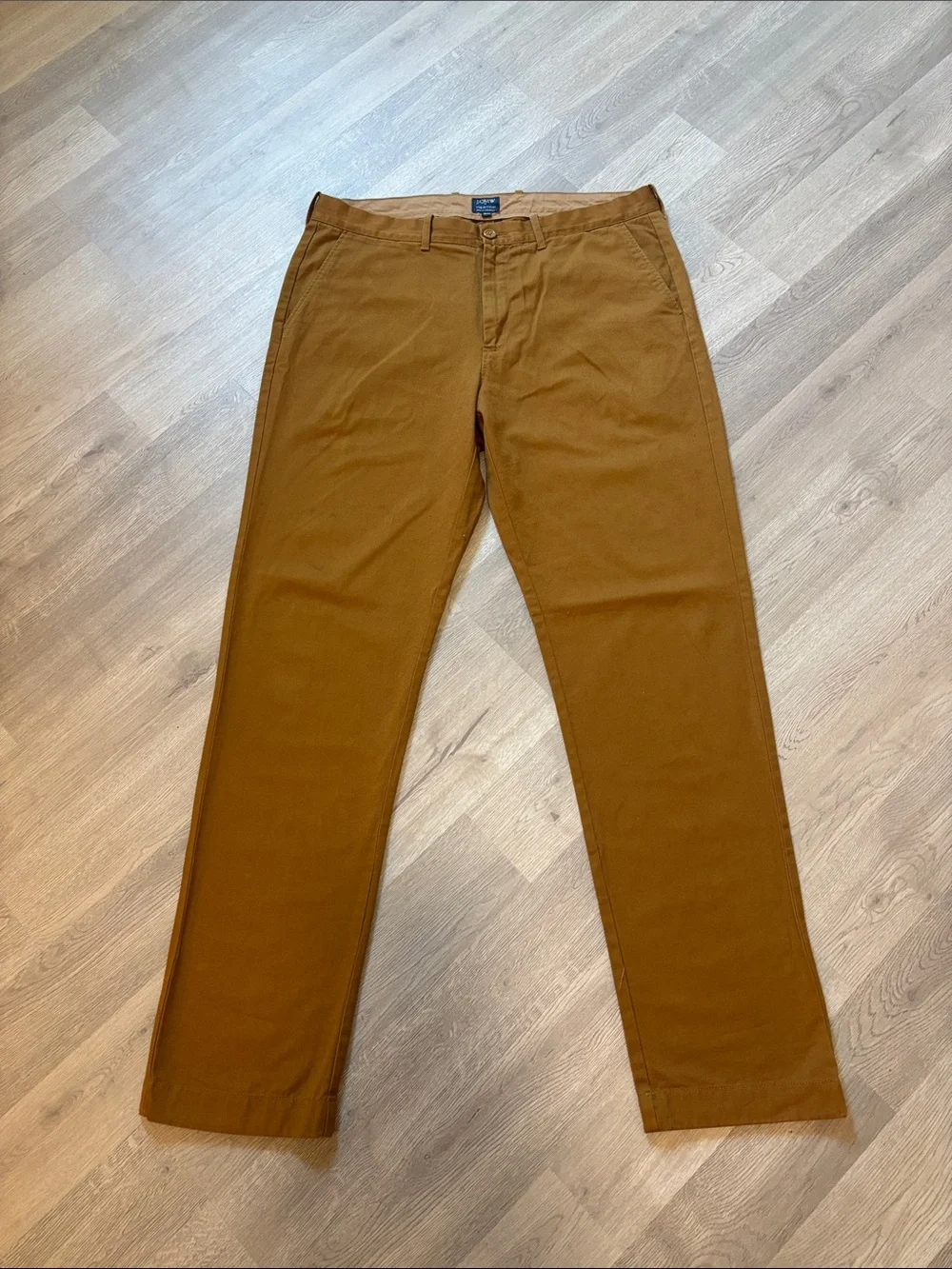 J. Crew Men's Chinos in Warm Tan
